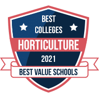 Best horticullture degree programs badge