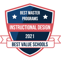 Best masters programs in instructional design badge