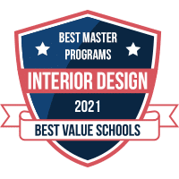 Best master programs in interior design badge