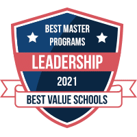 Best master's in leadership programs badge