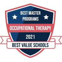 Best master's in occupational therapy program badge