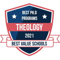 Best PhD programs in theology badge
