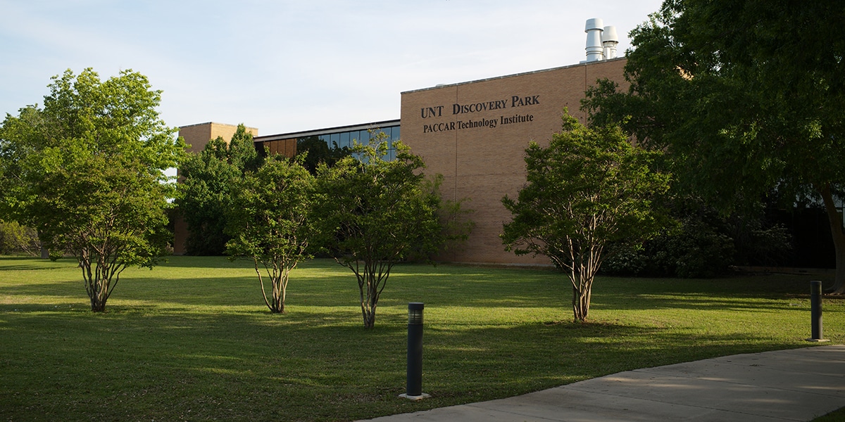 Outdoor view of college campus