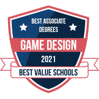 Best associate's in game design programs badge
