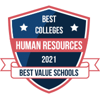 Best human resources degree programs badge