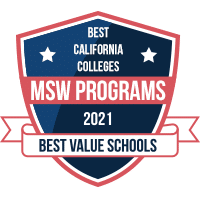 Best MSW programs in California badge
