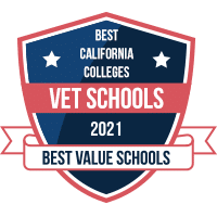 Best vet schools in California badge
