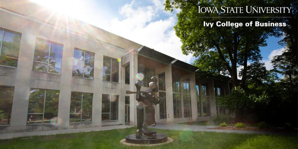 Outdoor view of Iowa State University campus