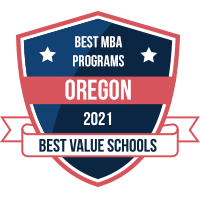 Best MBA programs in Oregon badge