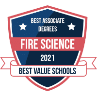 Best Fire Science Associate's Degree badge