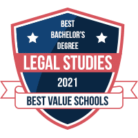 Best bachelor's in Legal Studies programs badge