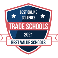 Best online trade schools badge
