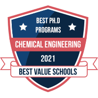 Best PhD programs in chemical engineering badge