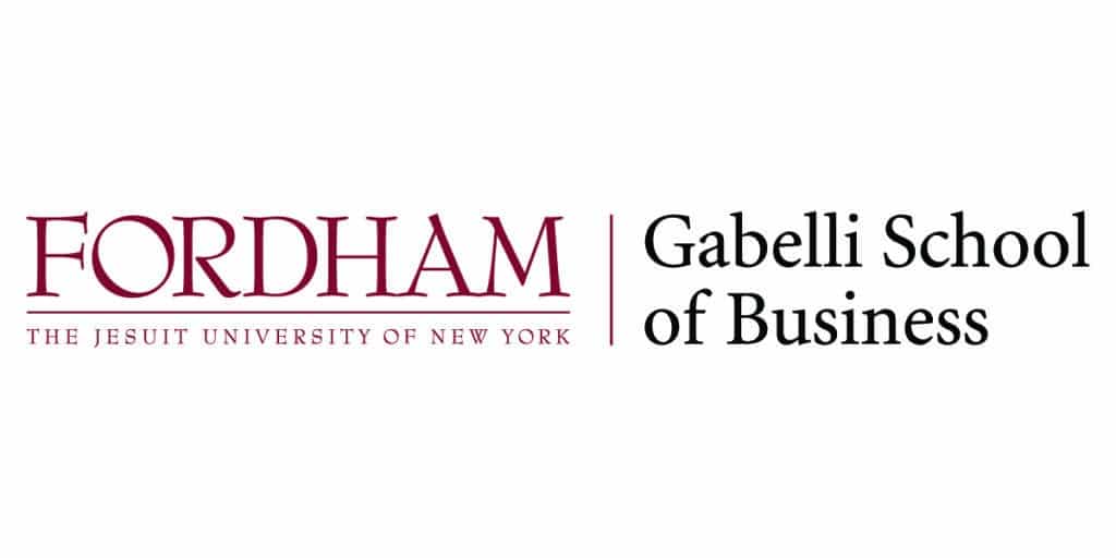 Fordham University logo on white background