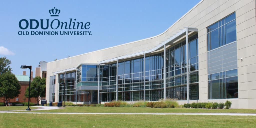 Outdoor view of Old Dominion University campus