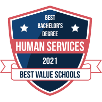 Best bachelor's in human services badge
