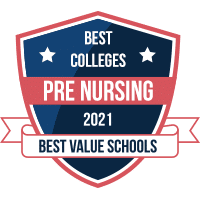 Best pre-nursing colleges badge