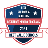 Best registered nursing programs in California badge