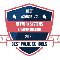 Best associate's in network systems administration programs badge