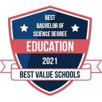 Best bachelor of science degree in education badge