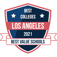 Best colleges in Los Angeles badge