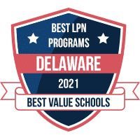 Best LPN programs in Delaware badge