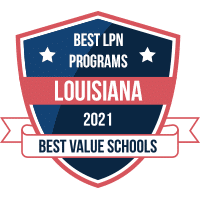 Best LPN programs in Louisiana badge