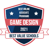 Best online associate in game design programs badge