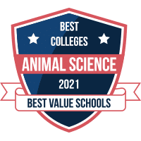 Best animal science degree programs badge