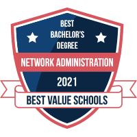 Best bachelor's in network administration programs badge