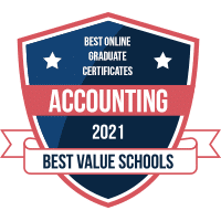 Best universities and colleges offering online graduate certificate in accounting badge