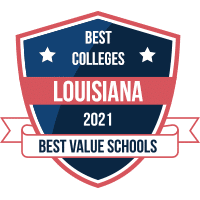 Best Louisiana colleges badge