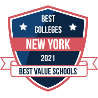 Best colleges in New York badge