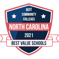 Best community colleges in North Carolina badge