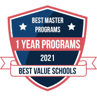 Best one year master's programs badge